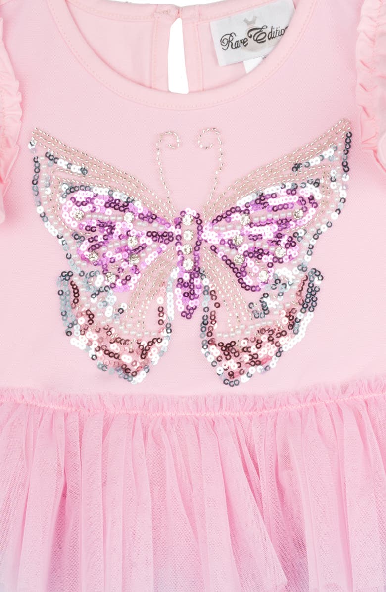 Rare Editions Kids' Sequin Butterfly Tutu Dress, Alternate, color,