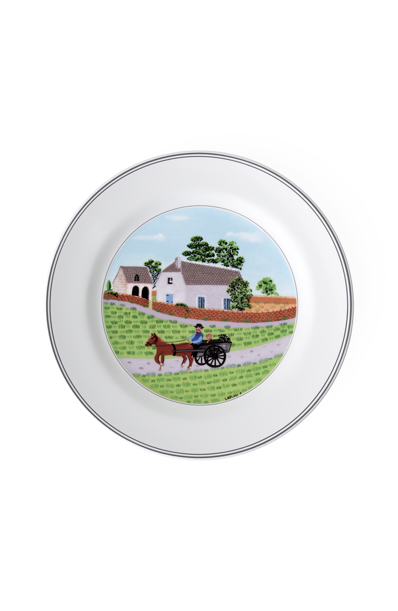 Villeroy & Boch Design Naif Dinner Plate #1 Going to Market, Main, color, NO COLOR