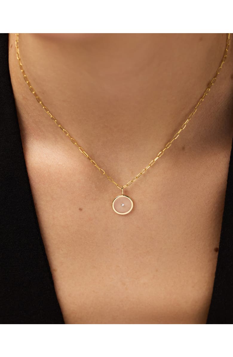 Ana Luisa Gold Pendant Necklace - Gold Floating Diamond Large Necklace, Alternate, color, 