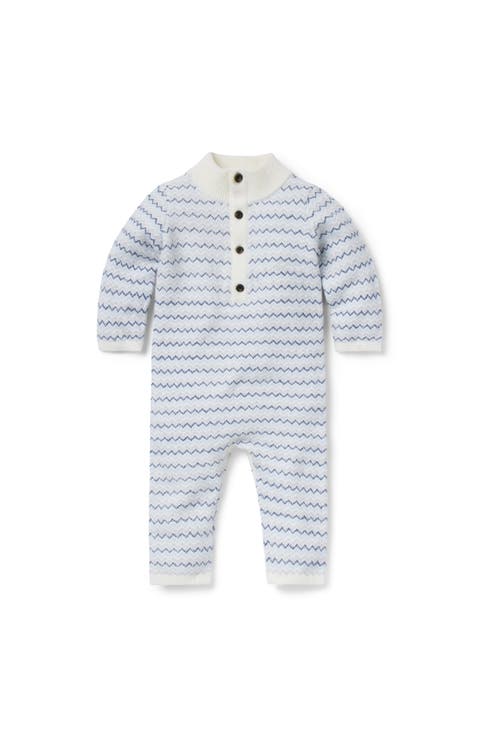 Baby Striped Knit One-Piece (Infant)