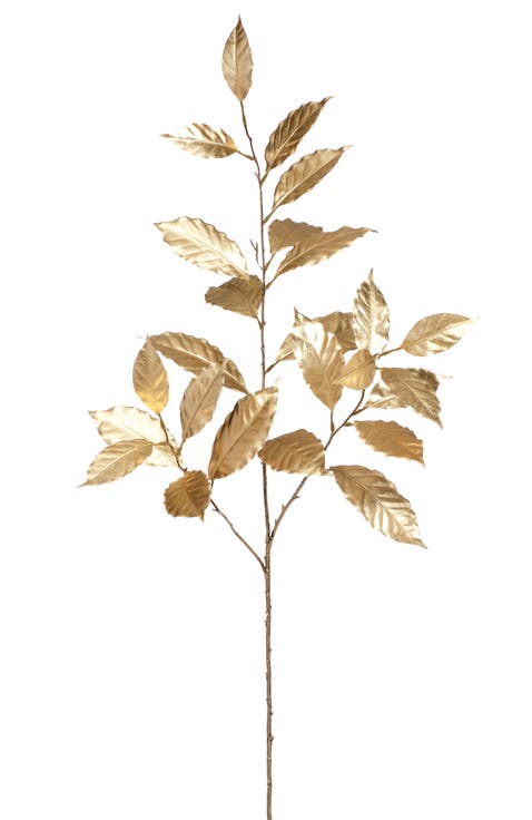 Holiday Luxe Leaf Spray, Set of 12