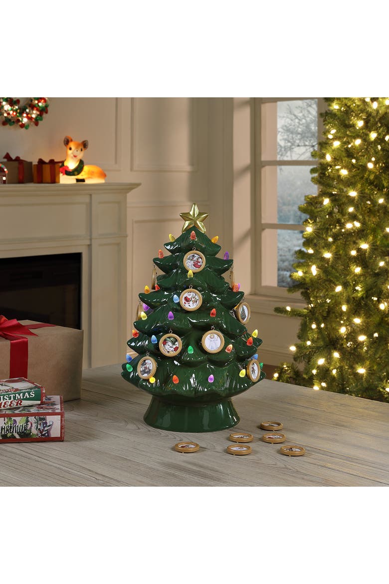 15 in. Family Photo Nostalgic Ceramic Tree, Alternate, color, Multicolored
