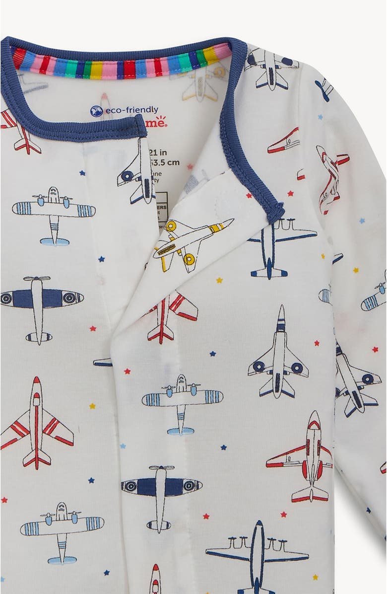 Magnetic Me Just Plane Fun Magnetic Footie, Alternate, color, White