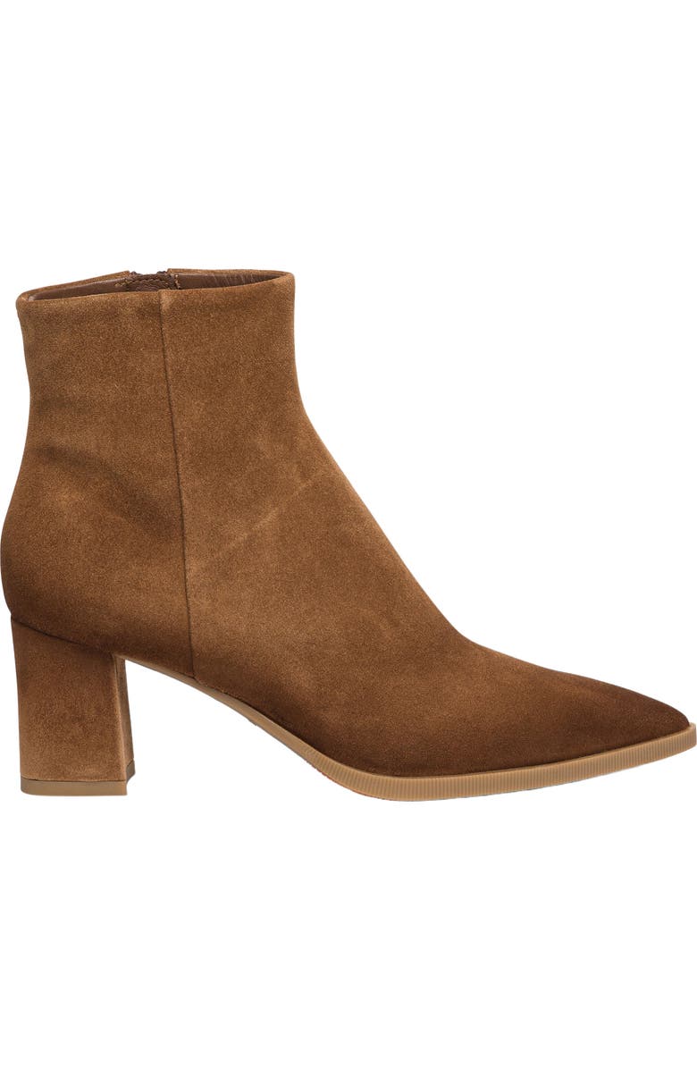 Santoni Women's suede ankle boot, Main, color, Brown