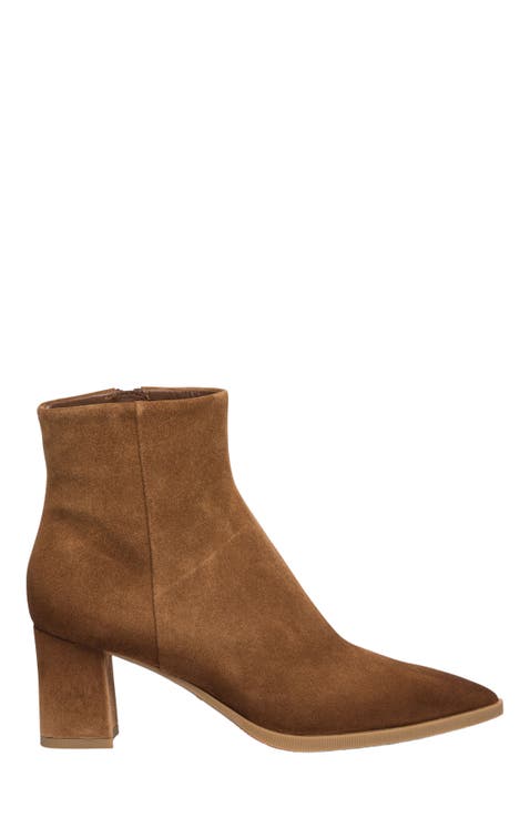 Women's suede ankle boot