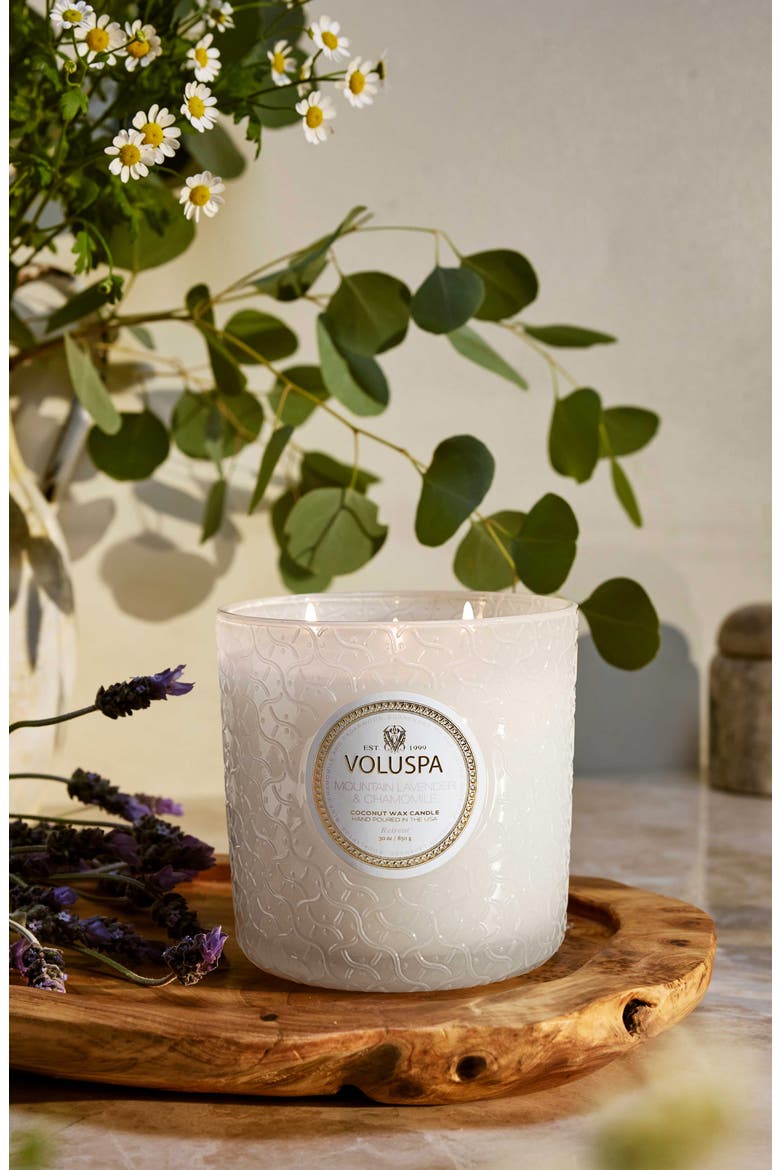 Mountain Lavender & Chamomile Boxed Luxe Candle, Alternate, color, MOUNTAIN LAVENDER & CHAMOMILE