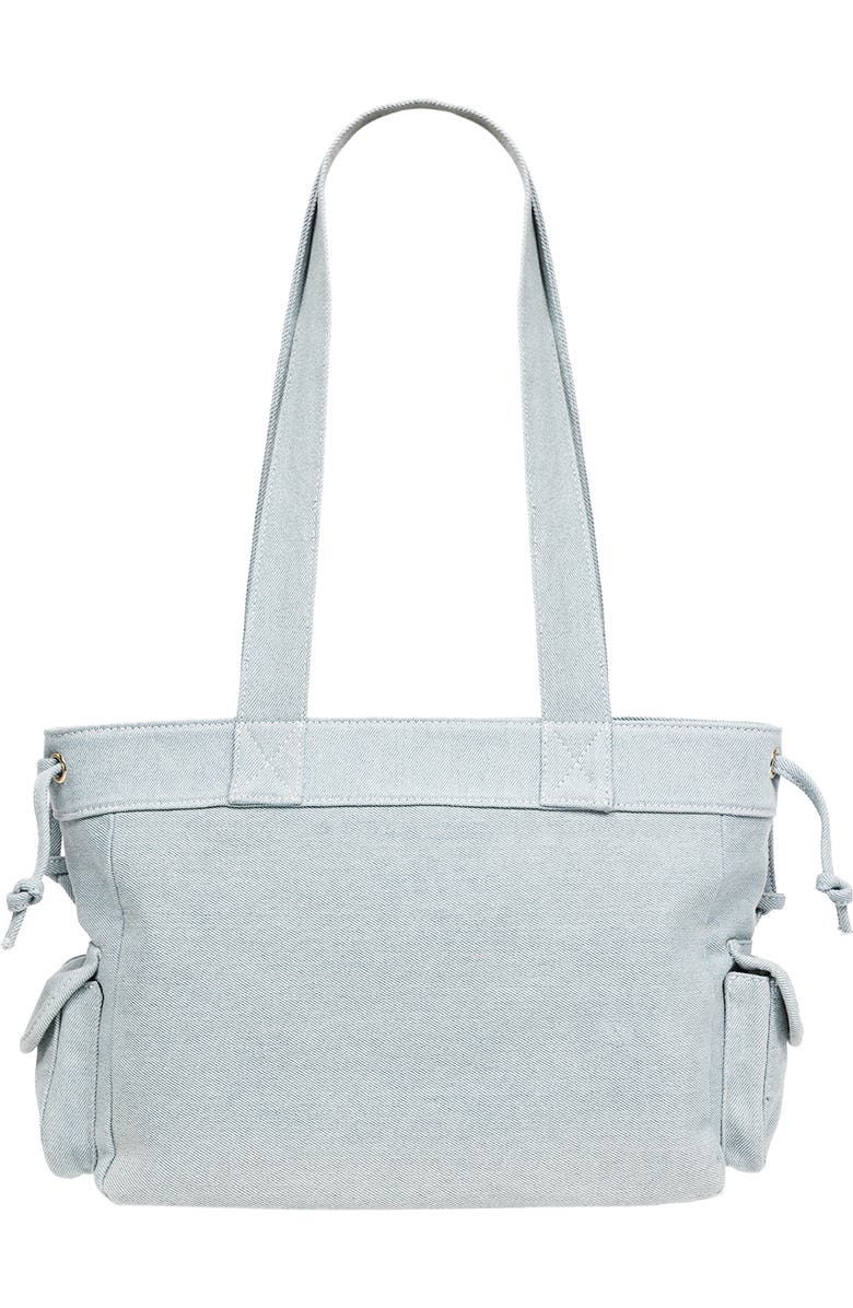 True Religion Multipatch Denim Tote, Alternate, color, Denim