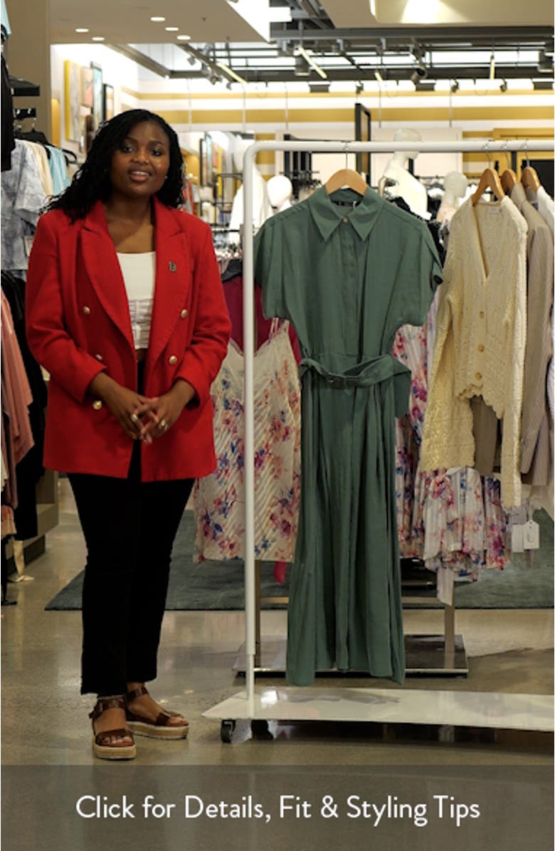 Macarela Belted Shirtdress, sales video thumbnail