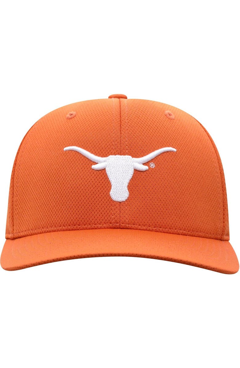 TOP OF THE WORLD Men's Top of the World Texas Orange Texas Longhorns Reflex Logo Flex Hat, Alternate, color, Burnt Orange