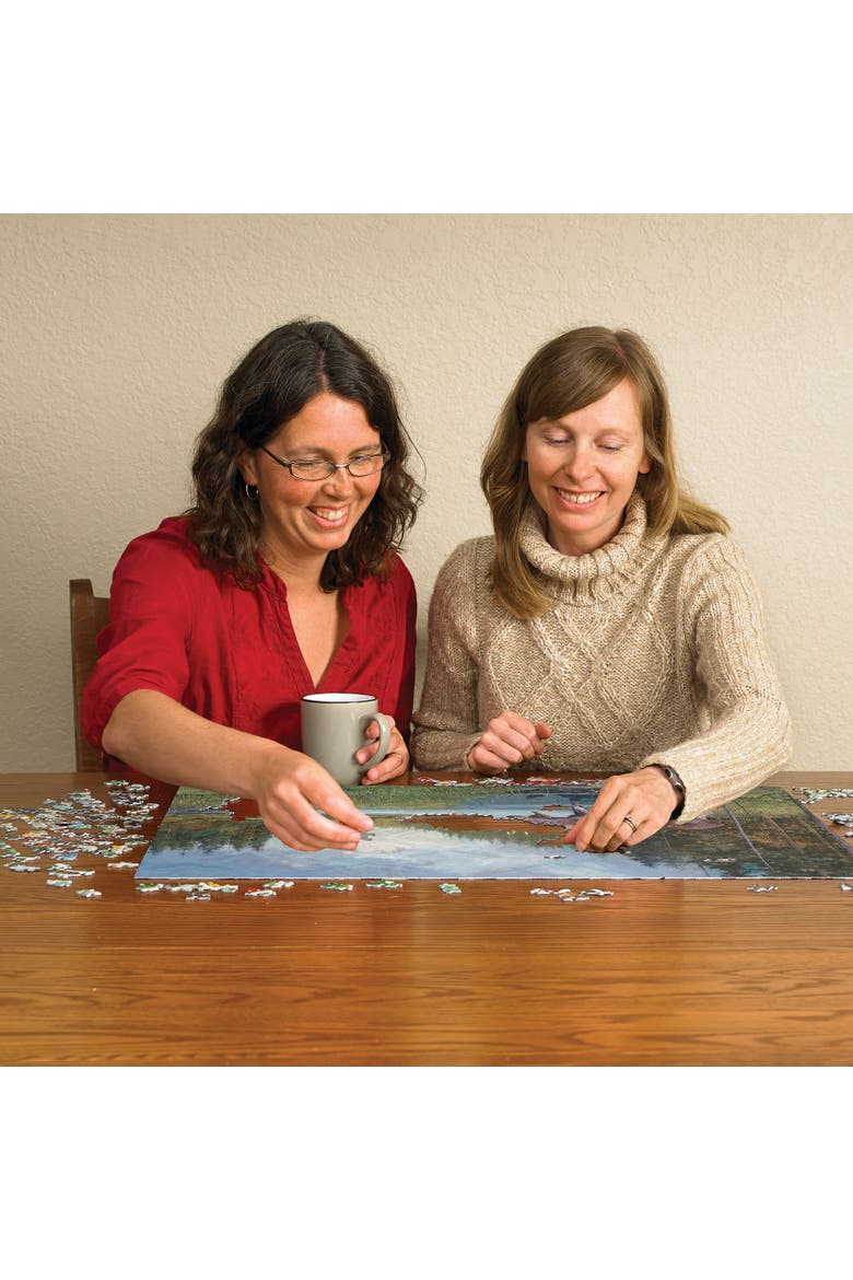 Moose Lake 1000 Piece Puzzle, Alternate, color, Multicolored
