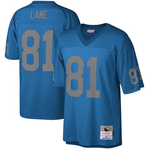 Men's Mitchell & Ness Dick ''Night Train'' Lane Blue Detroit Lions Legacy Replica Jersey