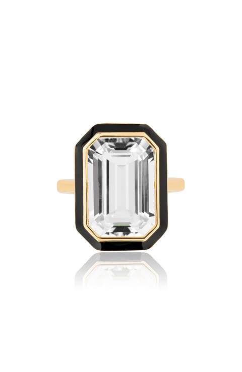 Queen Emerald Cut Ring