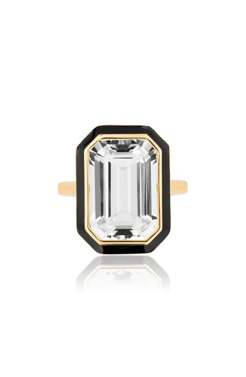 Goshwara Queen Emerald Cut Ring In Gold