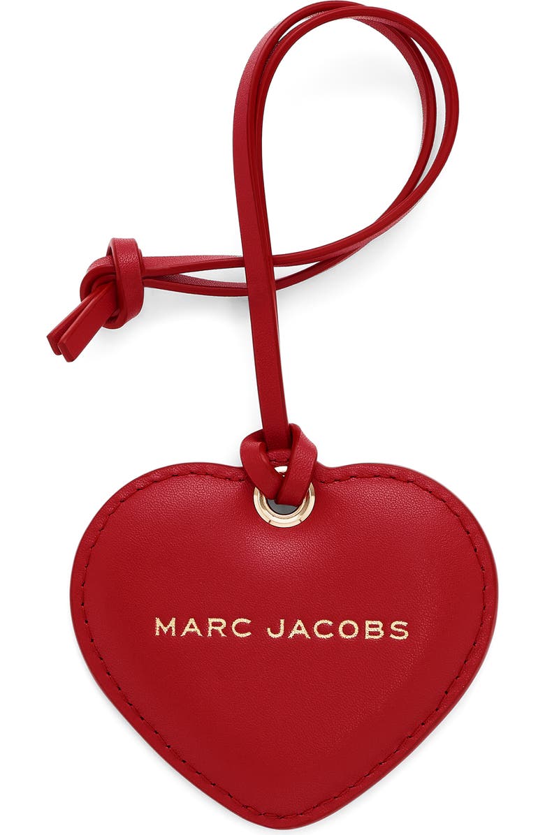 Marc Jacobs The Heart Mirror Bag Charm, Alternate, color, True Red
