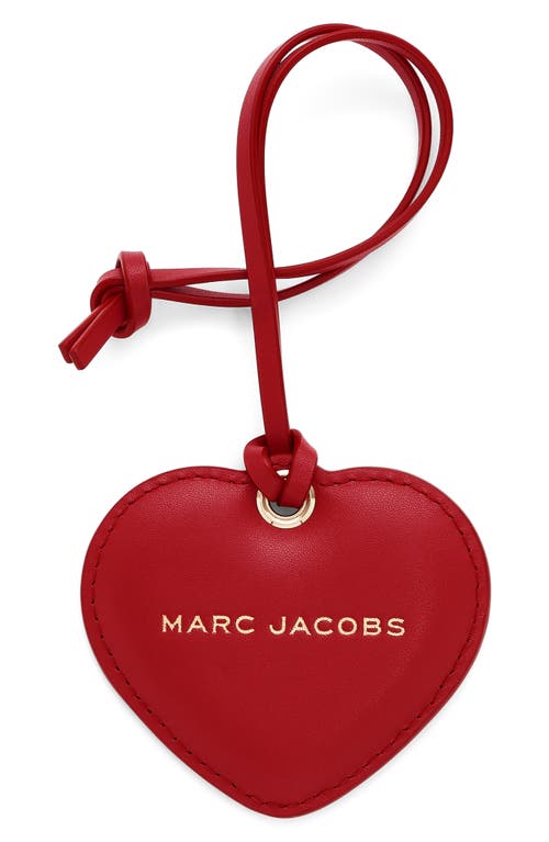 Marc Jacobs The Heart Mirror Bag Charm In Red