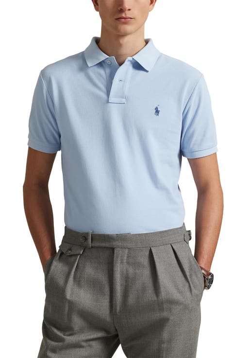 Solid Cotton Polo Shirt