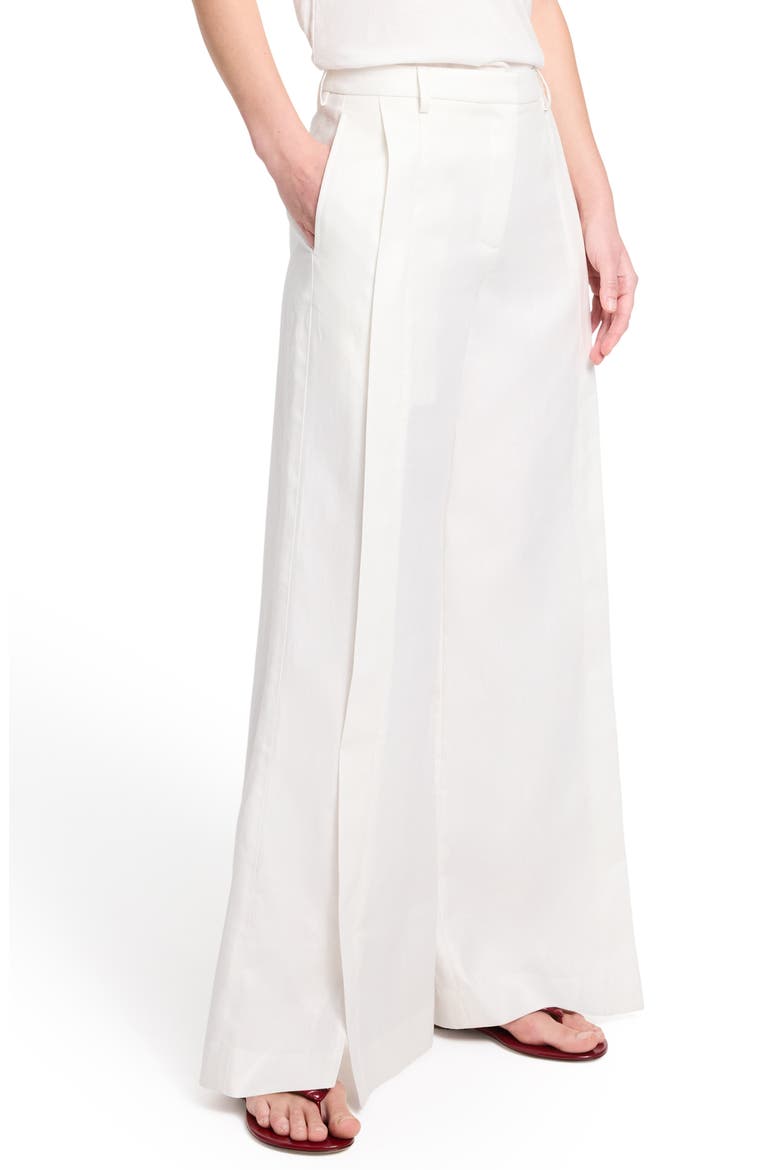 Taite Linen Wide Leg Pants, Alternate, color, IVORY