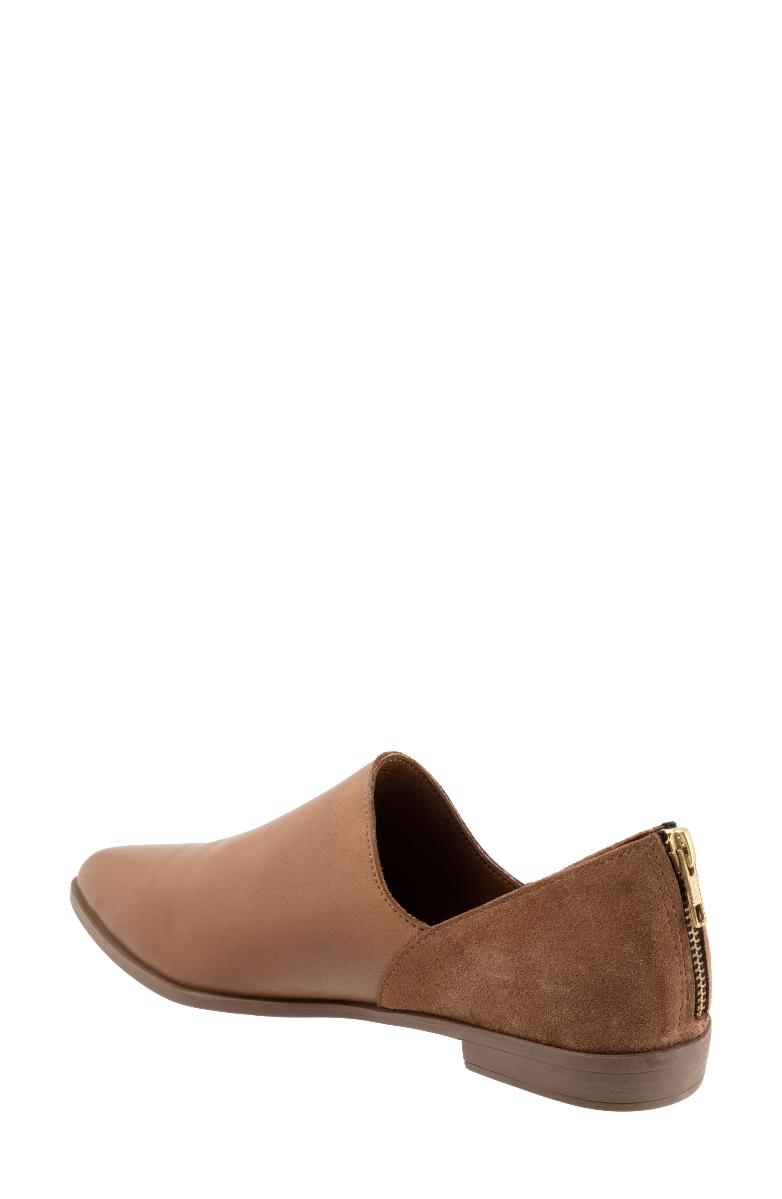 Bueno Beau Pointed Toe Loafer, Alternate, color, Walnut