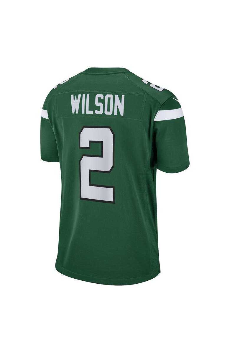 Nike Men's Nike Zach Wilson Gotham Green New York Jets Game Jersey, Alternate, color, 
