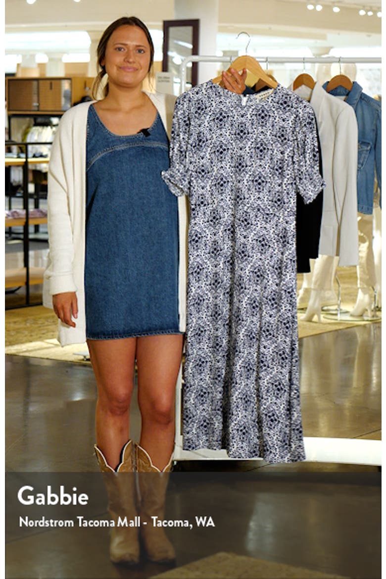 Medallion Print Midi Sheath Dress video
