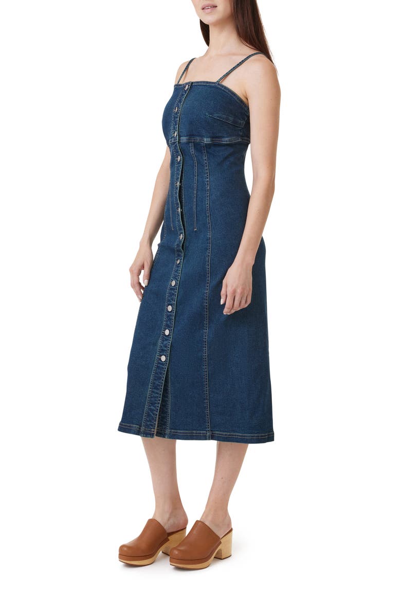 habitual denim dress girl Girl's Snap Front Flounce (Big Kids) 30%Polyester Habitual Kids Girls' Short Sleeved