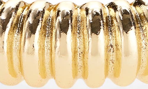 Cara Ribbed Stretch Bracelet In Gold