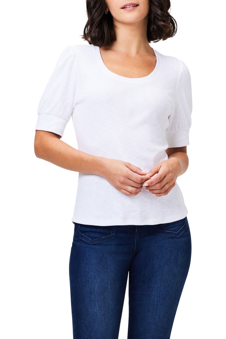 Scoop Neck T-Shirt, Main, color, PAPER WHITE