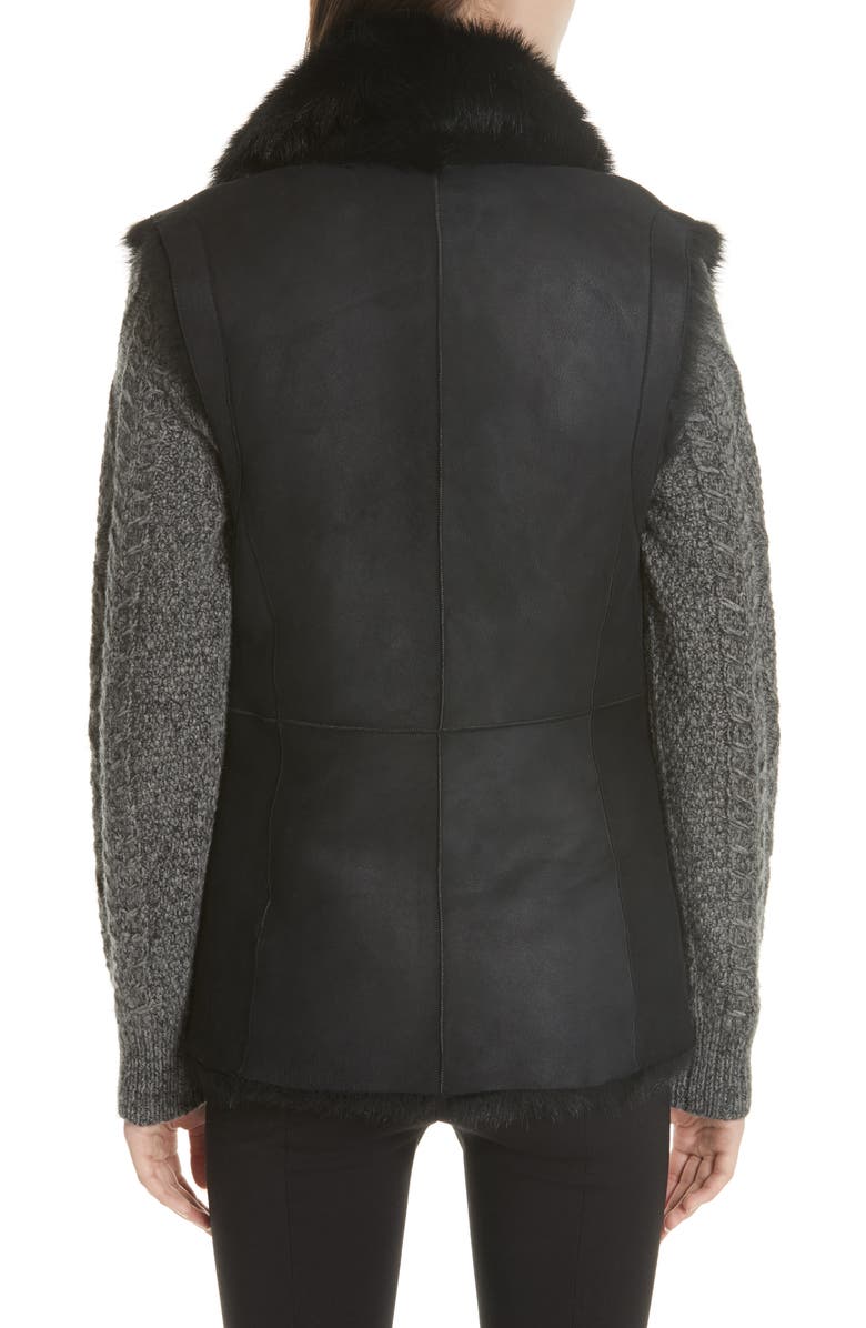 Vince Genuine Toscana Shearling Vest, Alternate, color, 