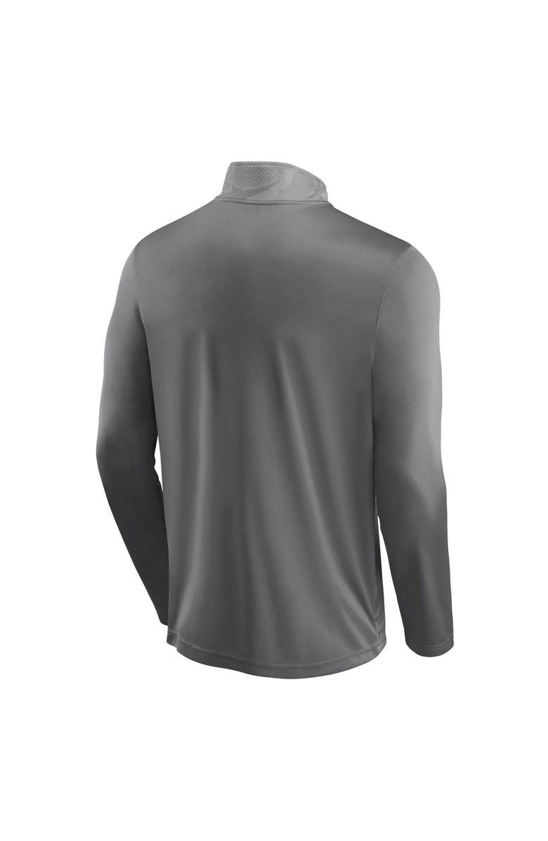 FANATICS Men's Fanatics Branded Gray Tennessee Volunteers Depth Chart Camo Jacquard Quarter-Zip Jacket, Alternate, color, 