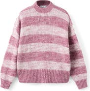 MANGO Stripe Oversize Sweater