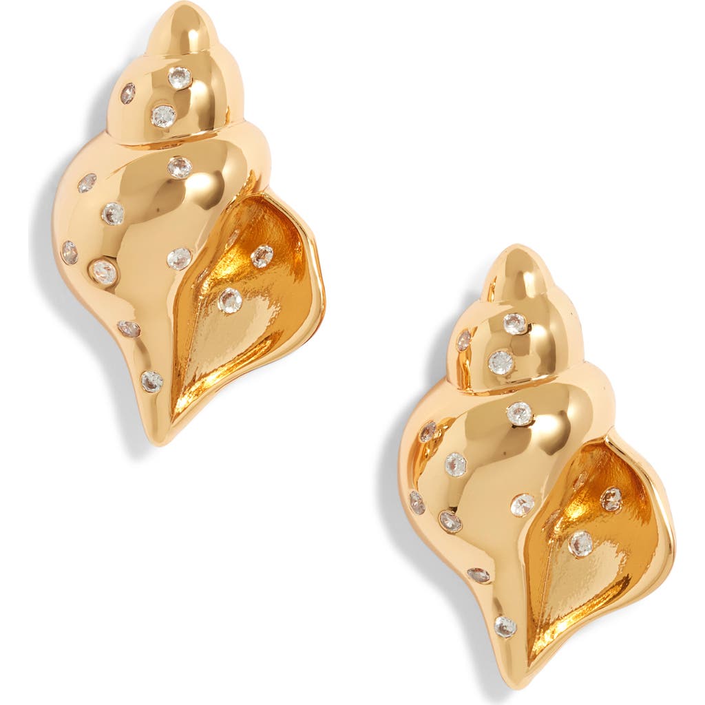 Frasier Sterling Anguilla Shell Earrings