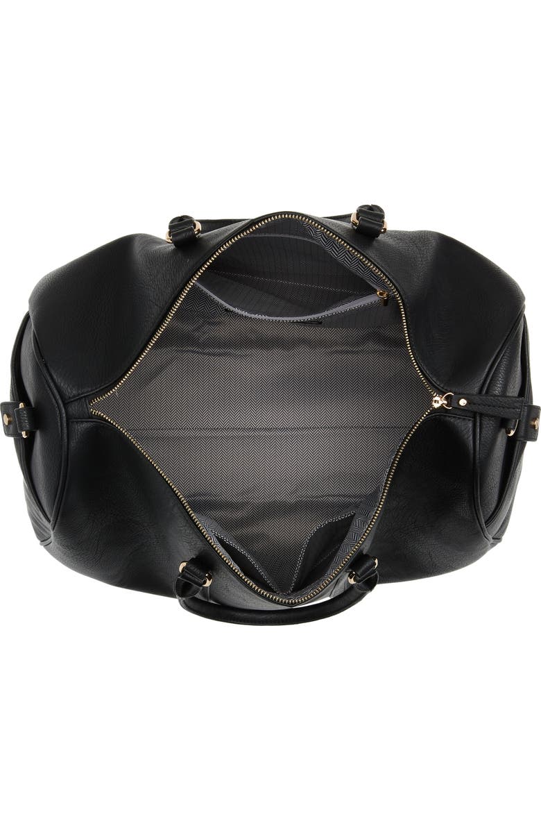 Mali + Lili Mollie Large Vegan Leather Overnight Duffle Bag, Alternate, color,