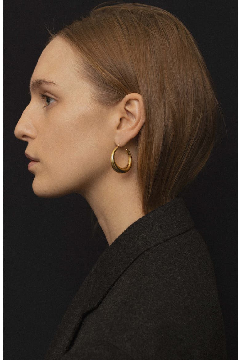 Large Snake Polished Vermeil Earrings, Alternate, color, POLISHED VERMEIL