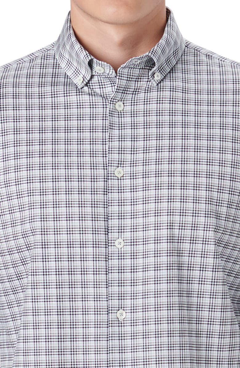 Bugatchi OoohCotton<sup>®</sup> Plaid Button-Down Shirt, Alternate, color, 