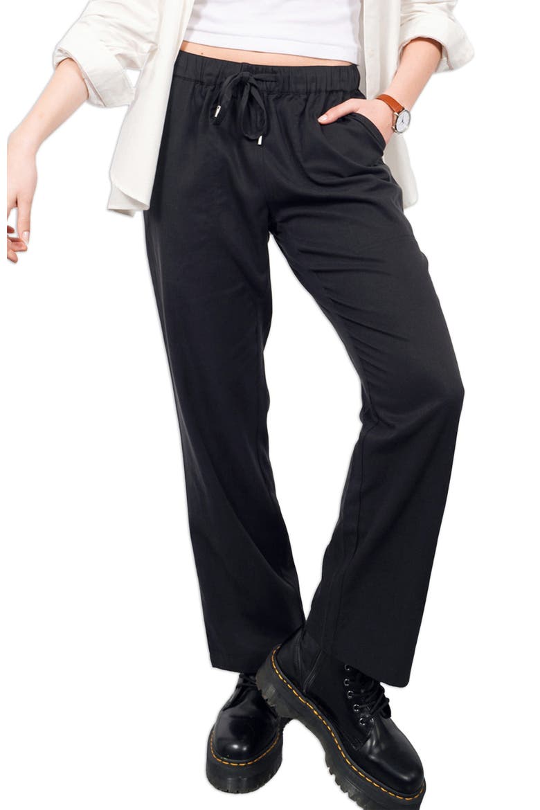 The Everyday Drawstring Pant, Main, color, BLACK