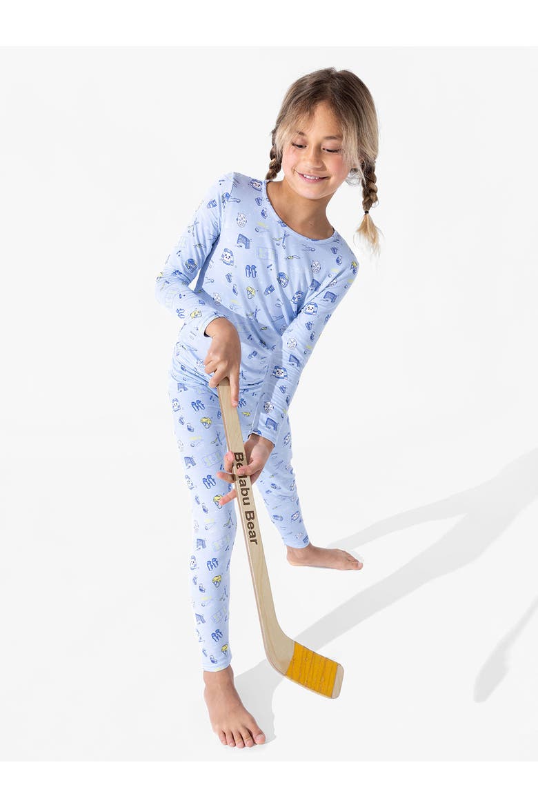 Kids' Hockey Set of 2 Piece Pajamas, Alternate, color, Hockey