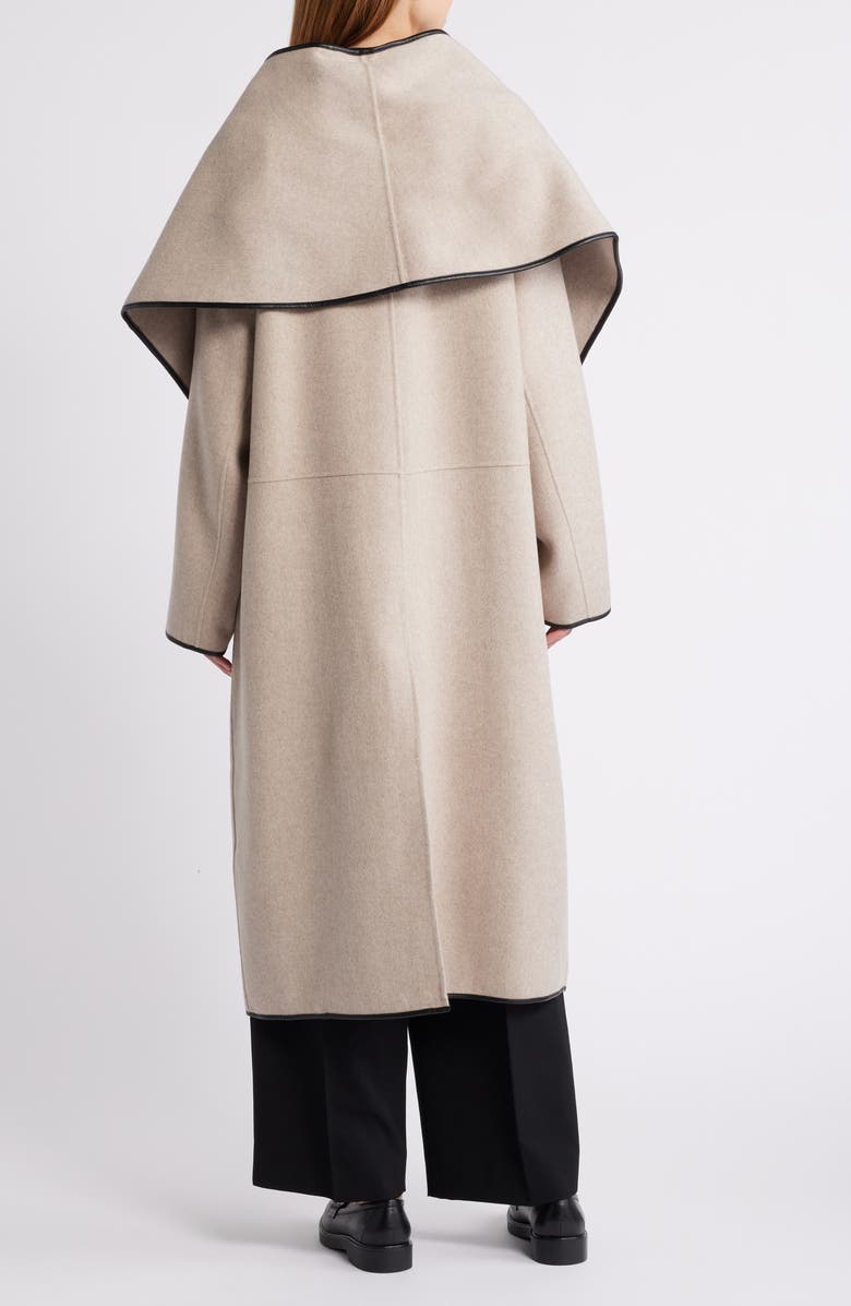 COS Wool Blend Coat & Scarf, Alternate, color,