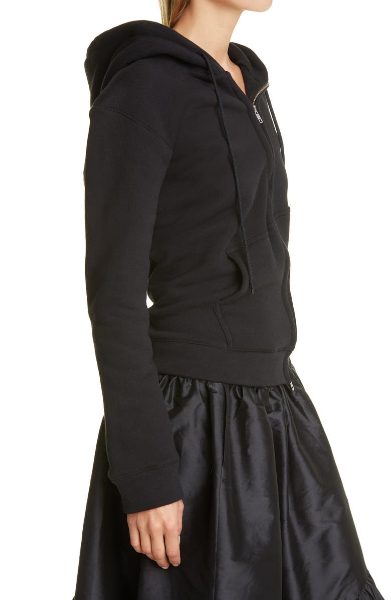 Vaquera Twisted Cotton Logo Hoodie, Alternate, color,