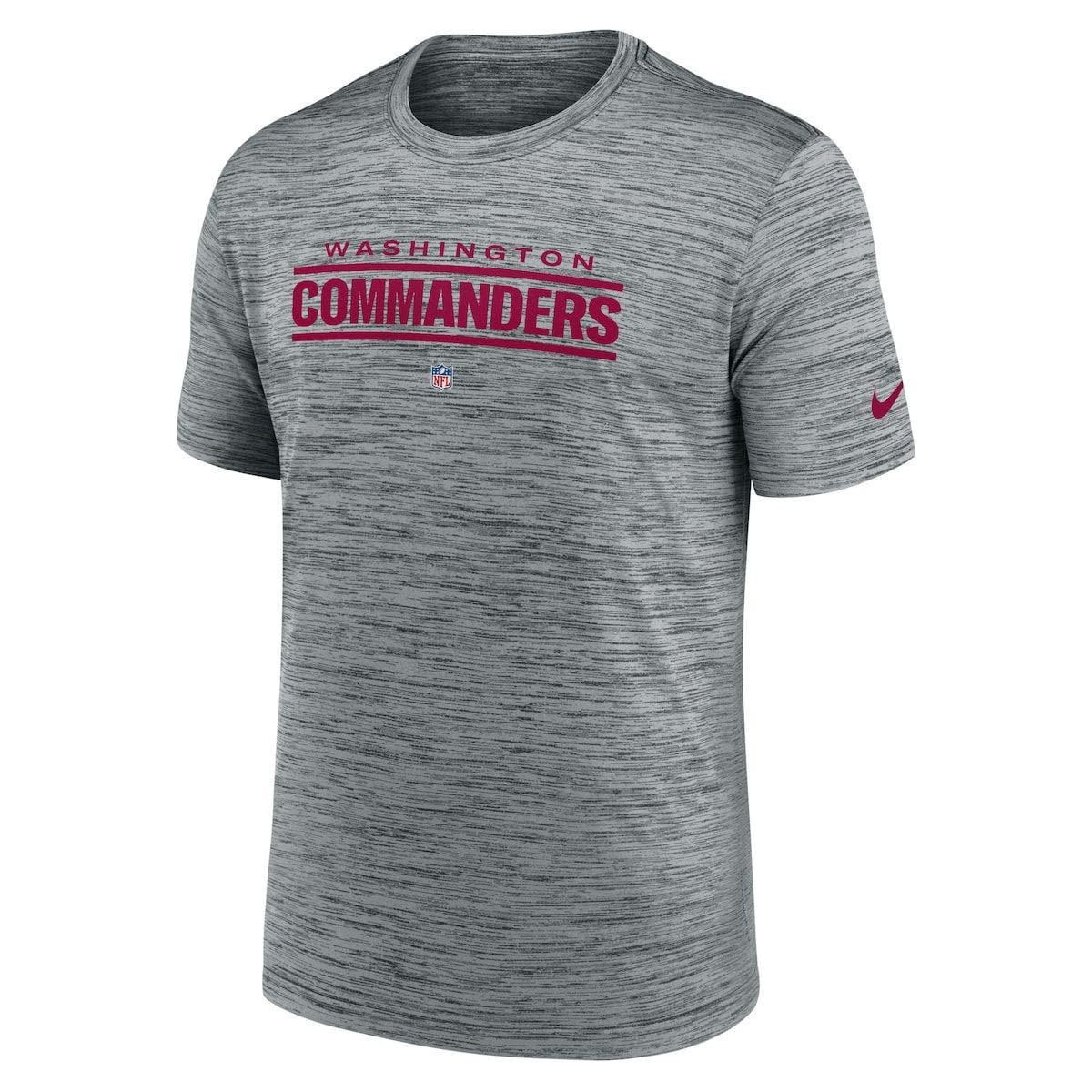 Men's Nike Gray Washington Commanders Velocity Performance T-Shirt - image 2