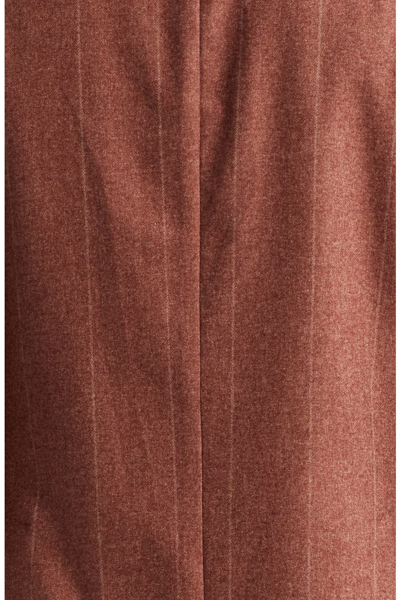 Slim Fit Pinstripe Wool & Cotton Blend Sport Coat, Alternate, color, 105 AMBER