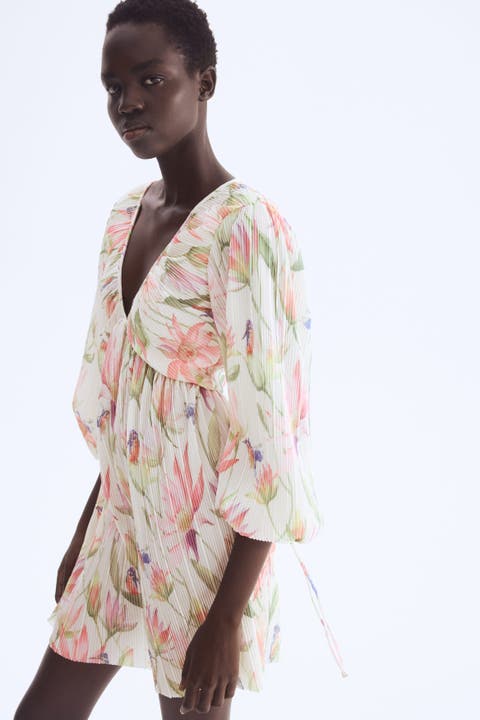 Plissé Dress