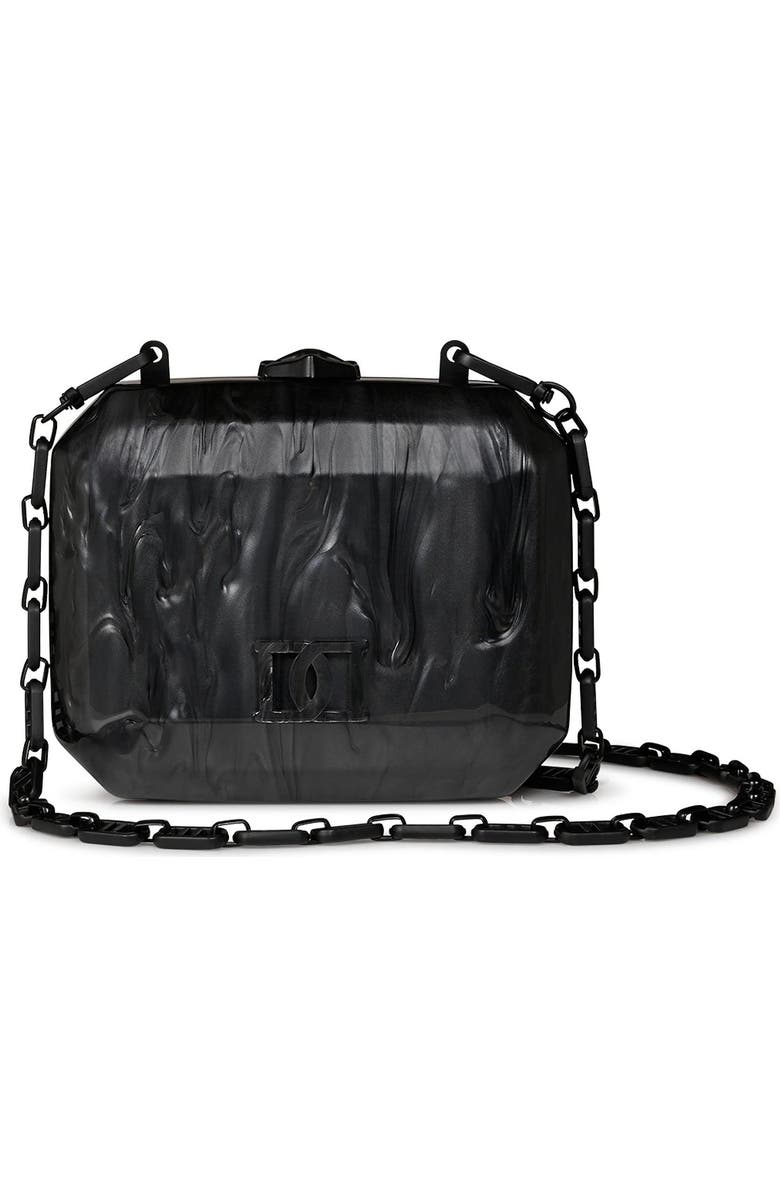 DESERI Diva Crossbody Clutch, Main, color, Black