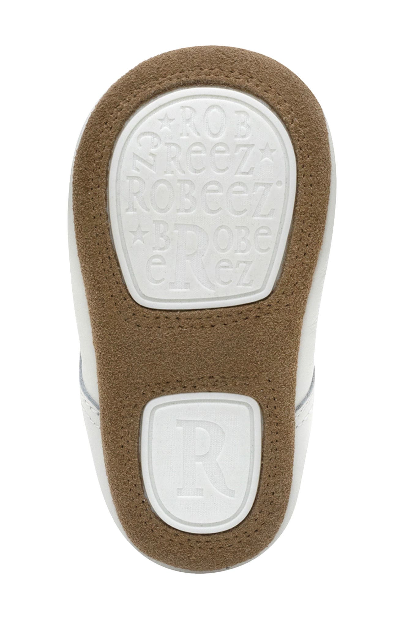 Sofia Bow Mary Jane Crib Shoe, Alternate, color, WHITE