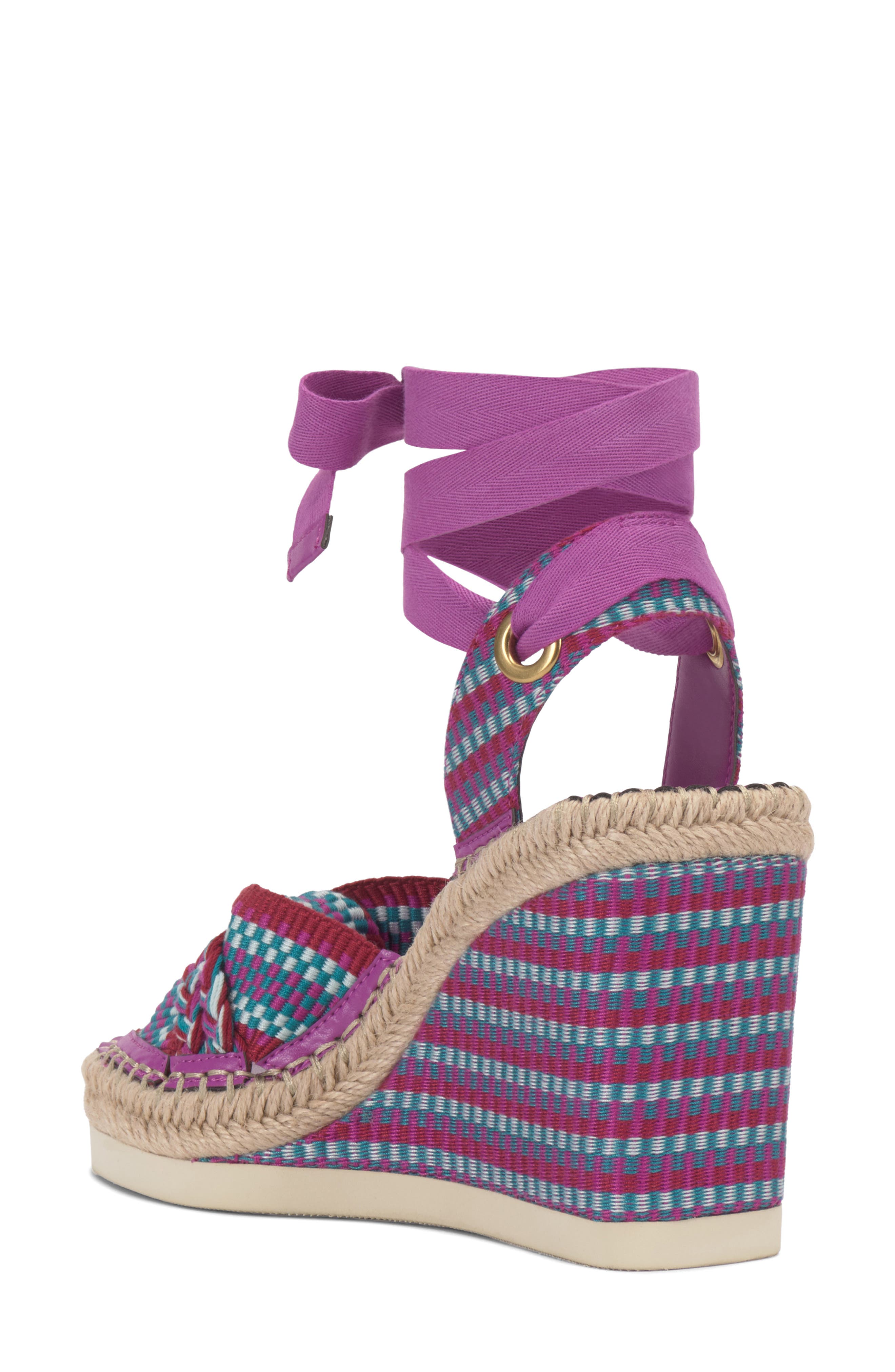Vince Camuto Bealie Platform Wedge Sandal, Alternate, color, Orchid Multi