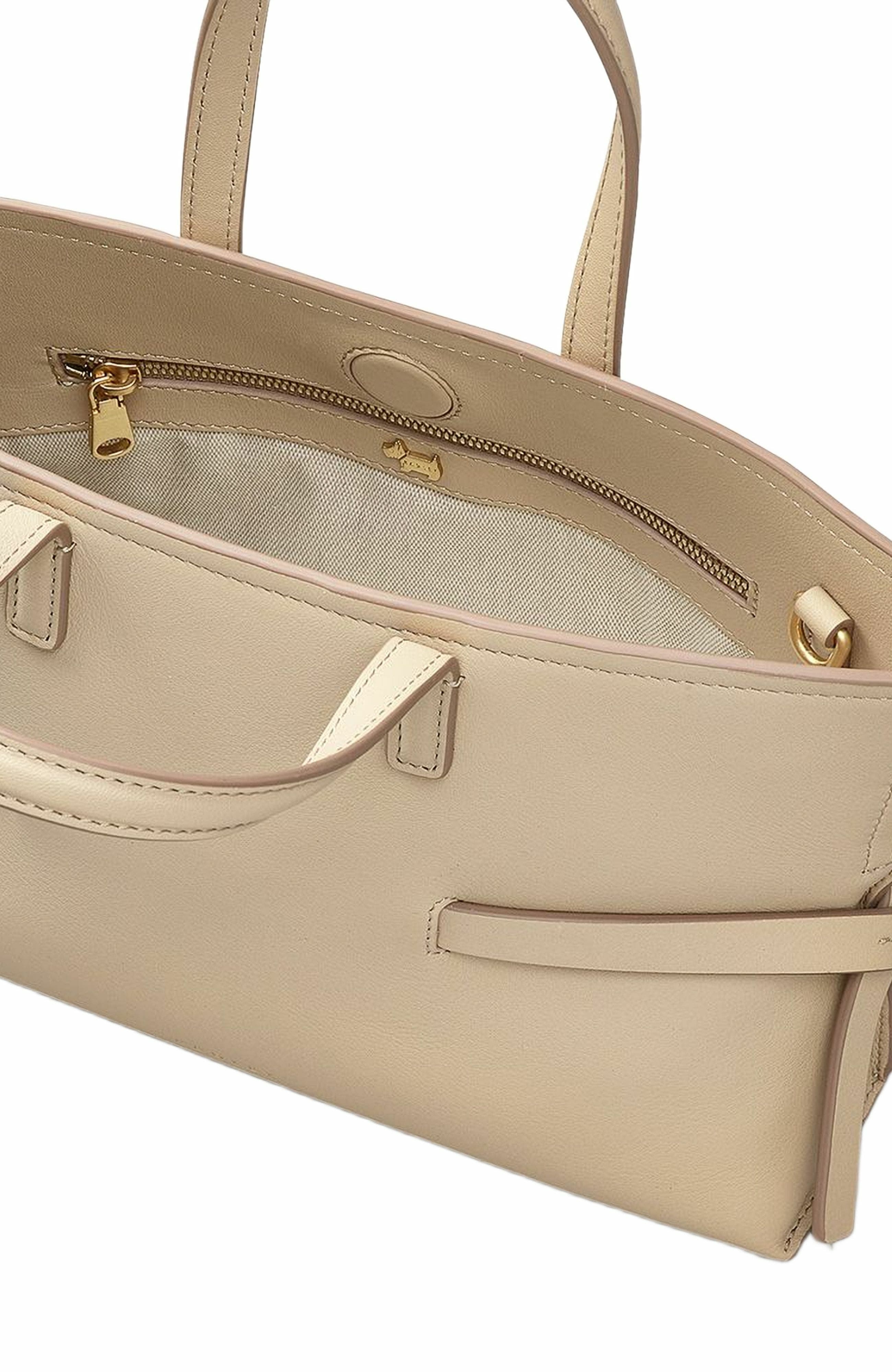 Radley Fleet Street Small Open Top Crossbody Bag, Alternate, color, Stone