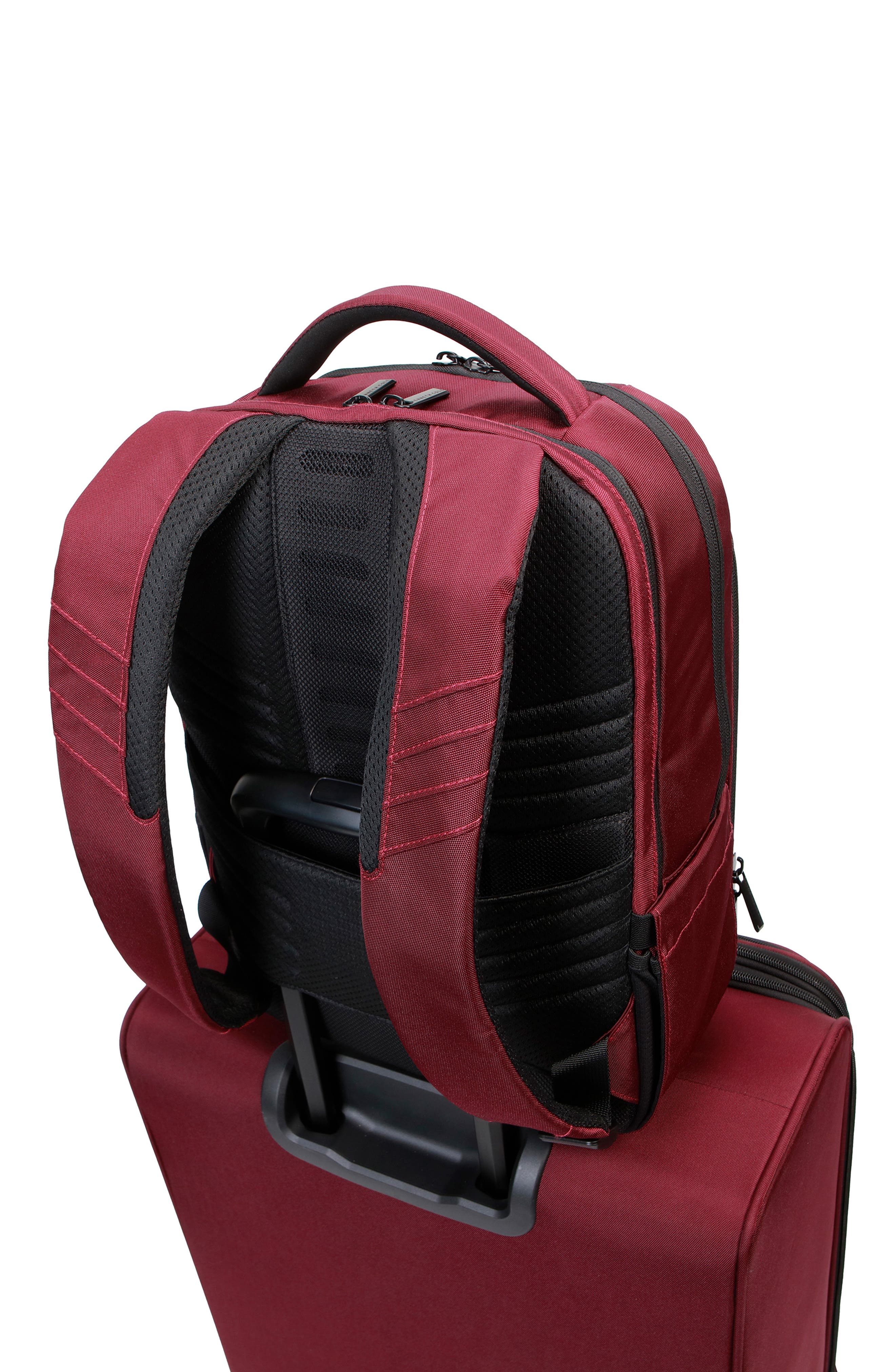 The Venturer Twill Backpack, Alternate, color, WINE