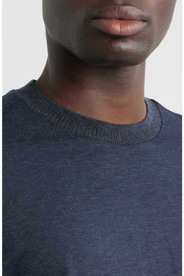 Taut Crewneck Top, Alternate, color, DARK BLUE