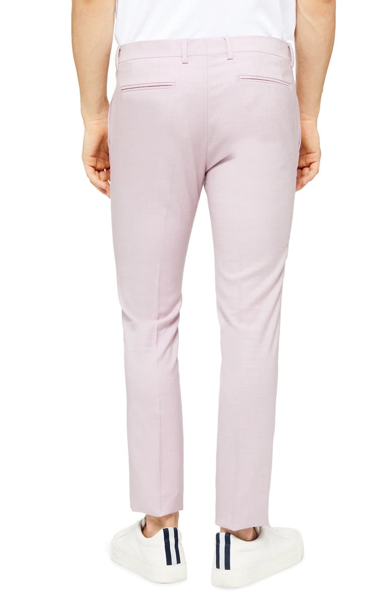 Topman Dax Super Skinny Fit Suit Dress Pants, Alternate, color, 
