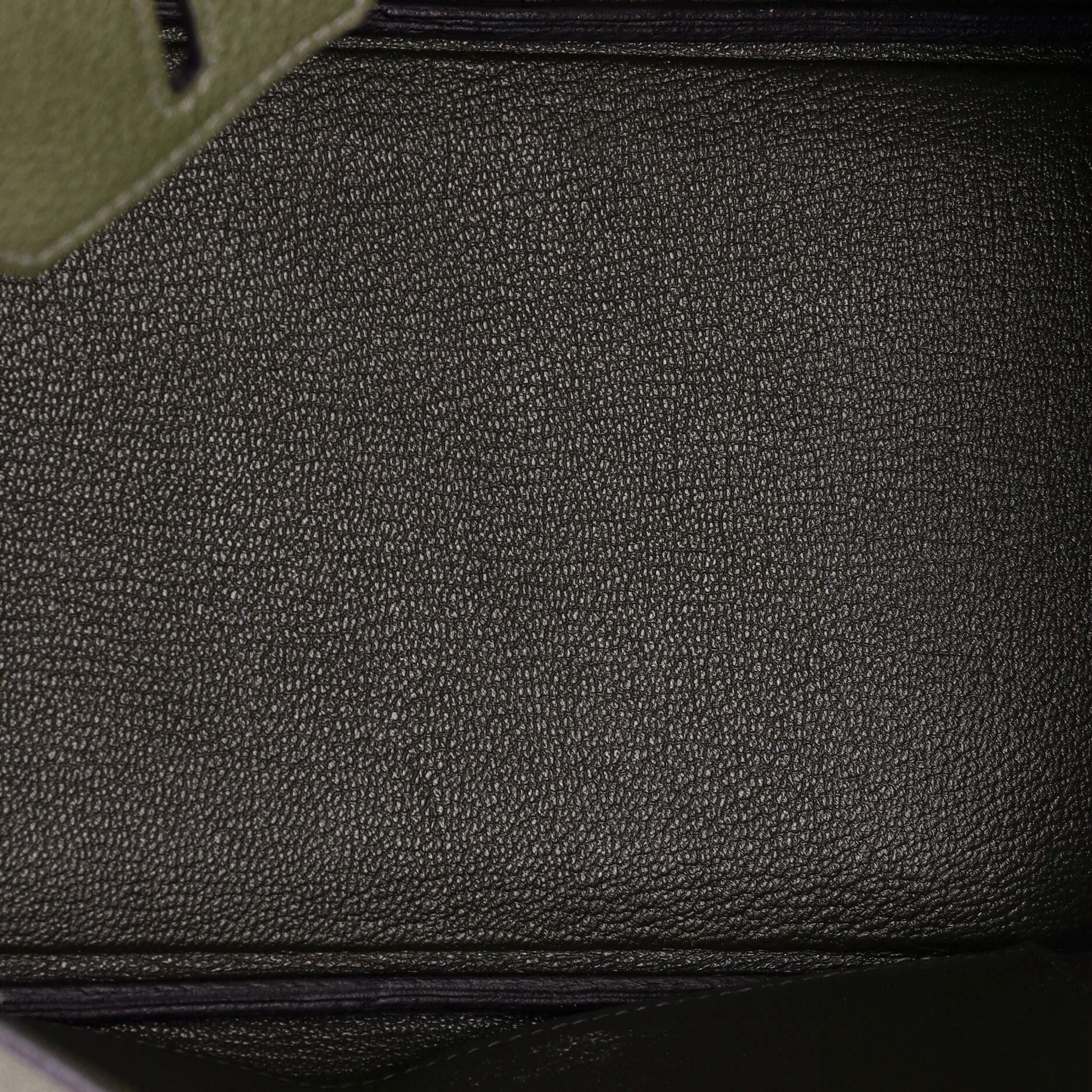 Pre-Owned Hermes Birkin Handbag Green Togo with Palladium Hardware 25, Alternate, color, 