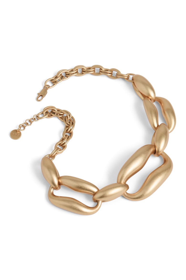 Lydia Link Neckalce, Alternate, color, GOLD TONE